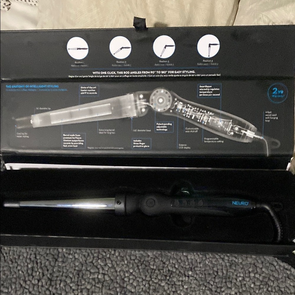 NWT Paul Mitchell Blue Neuro Angle Hair Styling Tool - Picture 9 of 9